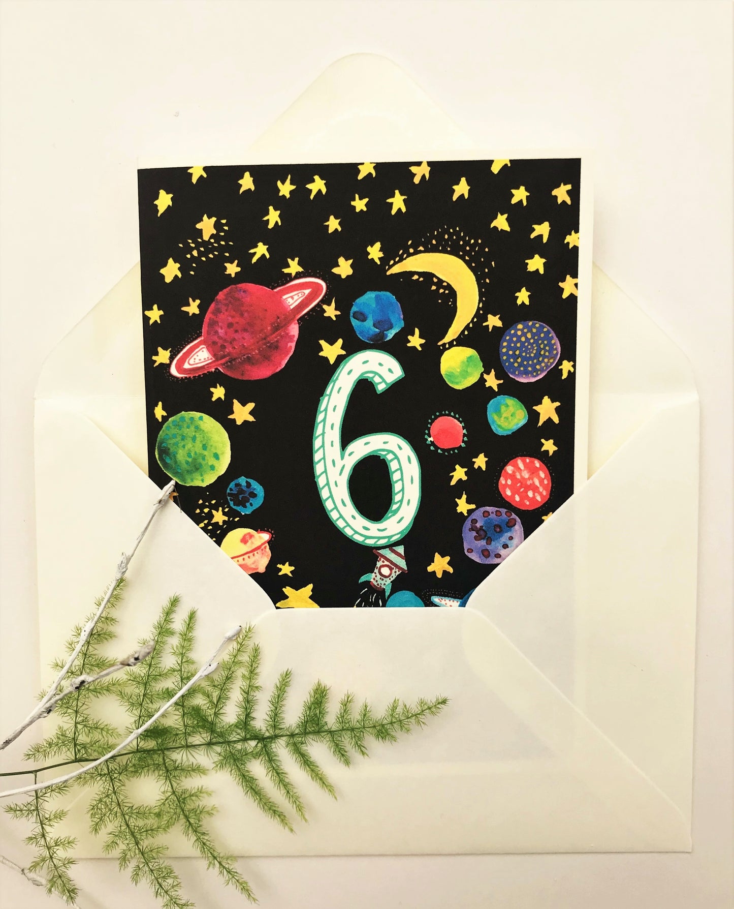 Age 6 - Greetings Card