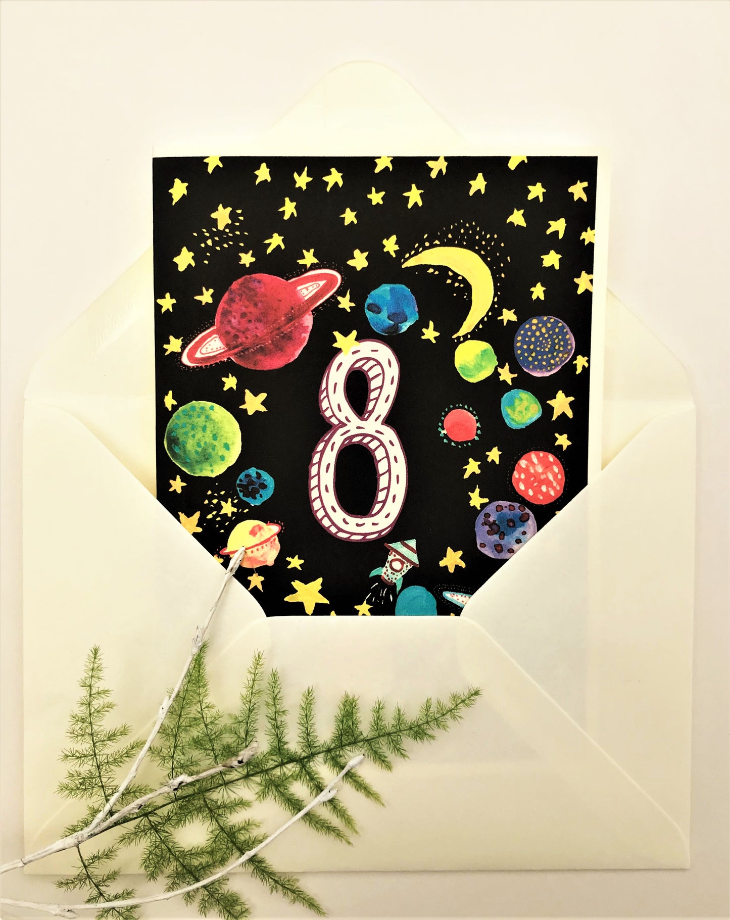 Age 8 - Greetings Card