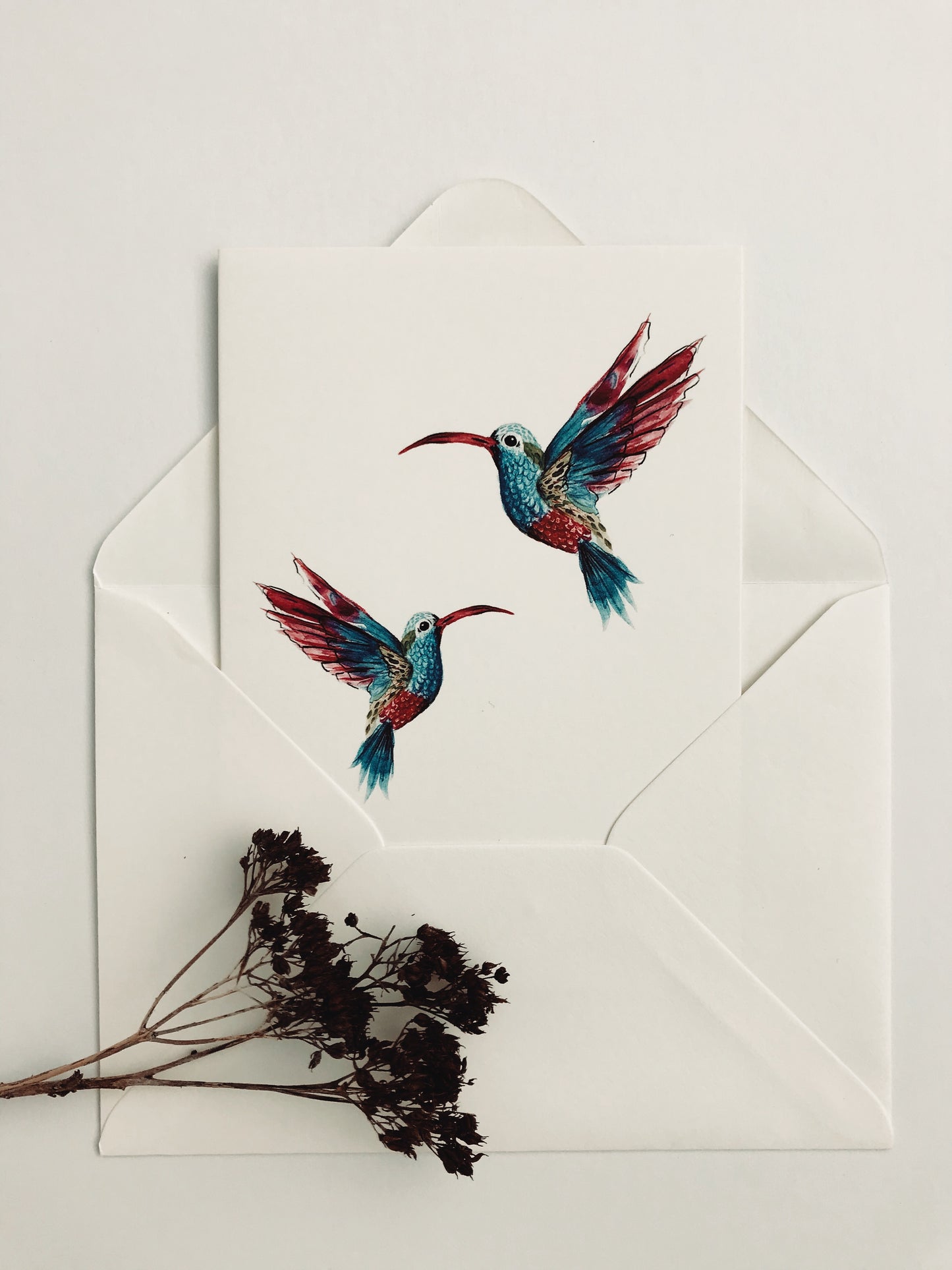 Hummingbird - Greetings Card
