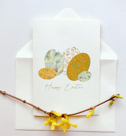 Easter Eggs - Greetings Card