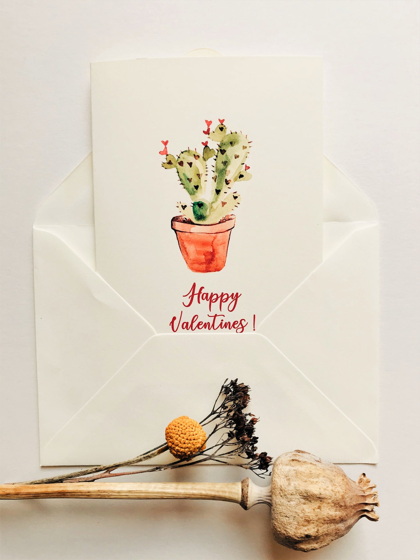 Happy Valentines - Greetings Card