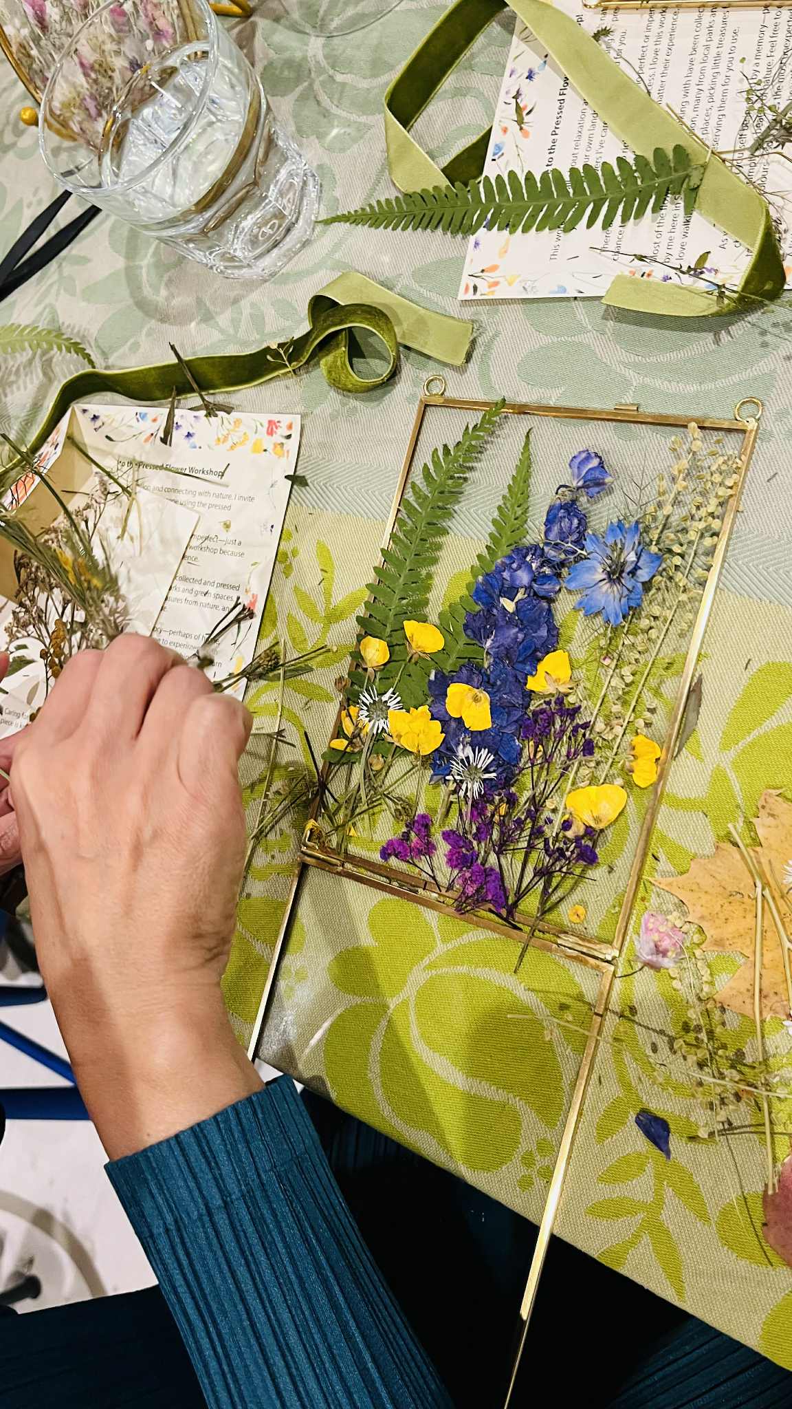 Pressed Flower Frame Workshop at Springbank Studio, Saturday, 25th October | 10:00 – 11:30 AM