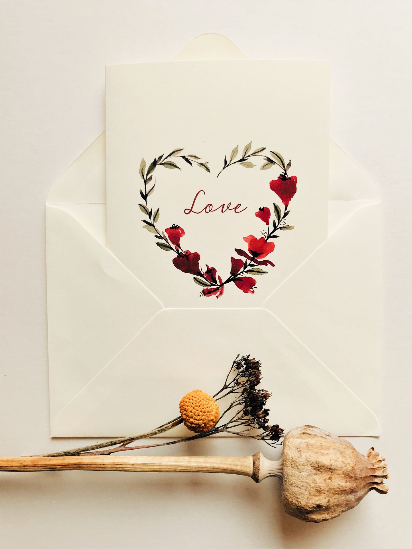 Love - Greetings Card