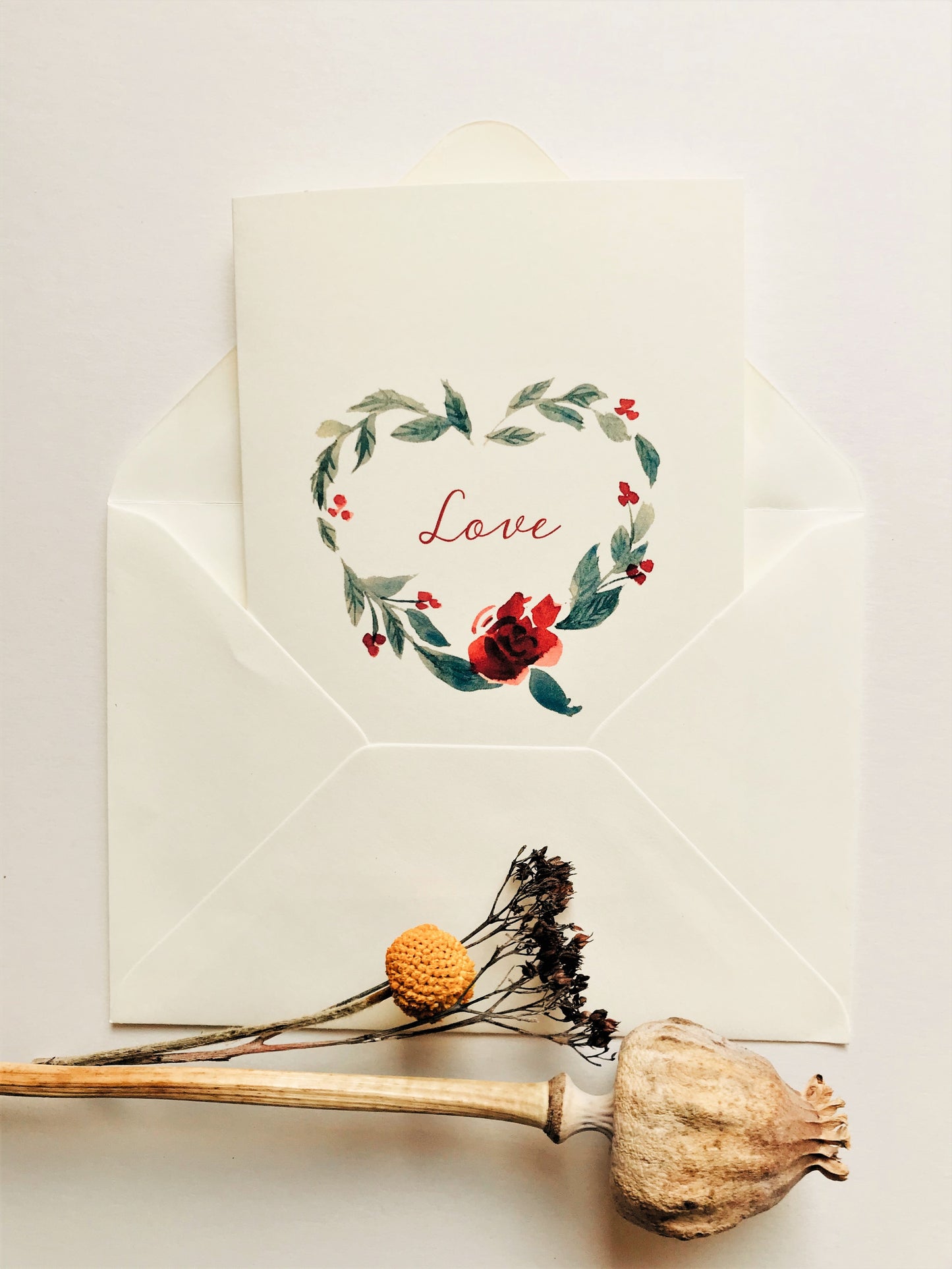 Love 2 - Greetings Card