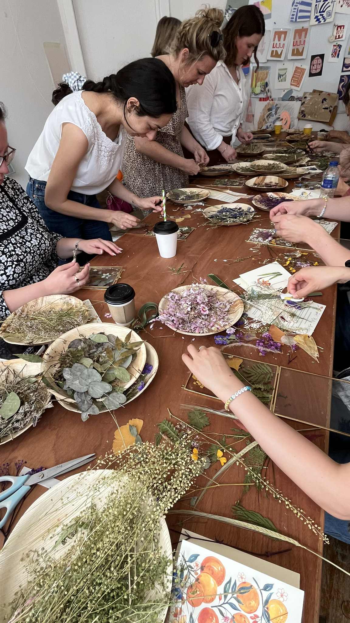 Dried Pressed Flower Frame Workshop – Maria Zvaric Illustration