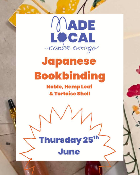 Japanese Bookbinding Workshop Thursday 25th June 6:30–8:30pm Eltham GPO