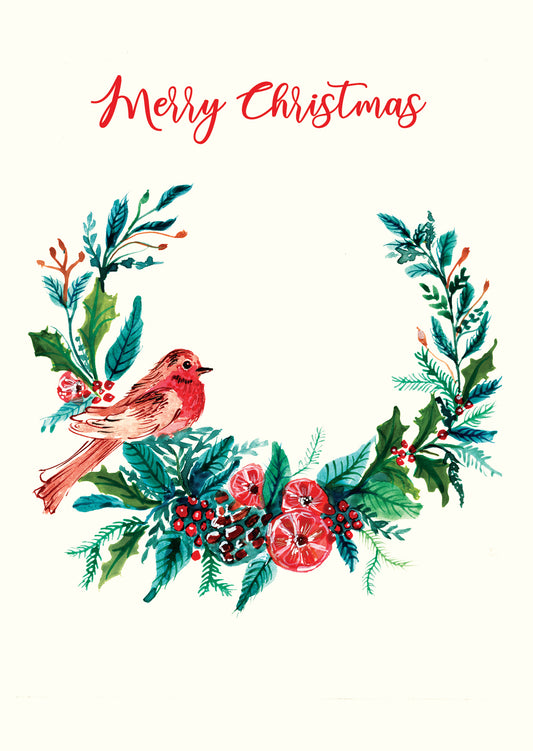Christmas Birds Watercolour Workshop at Cass Art King's Cross, London