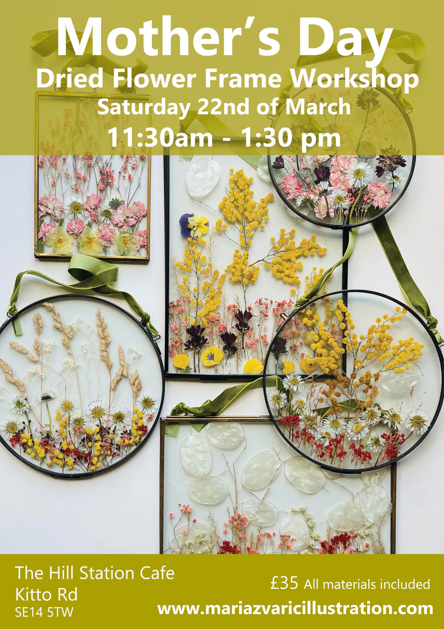 Moretown - Make Your Own Pressed Flower Frame – Mother's Day at-  Moretown in London