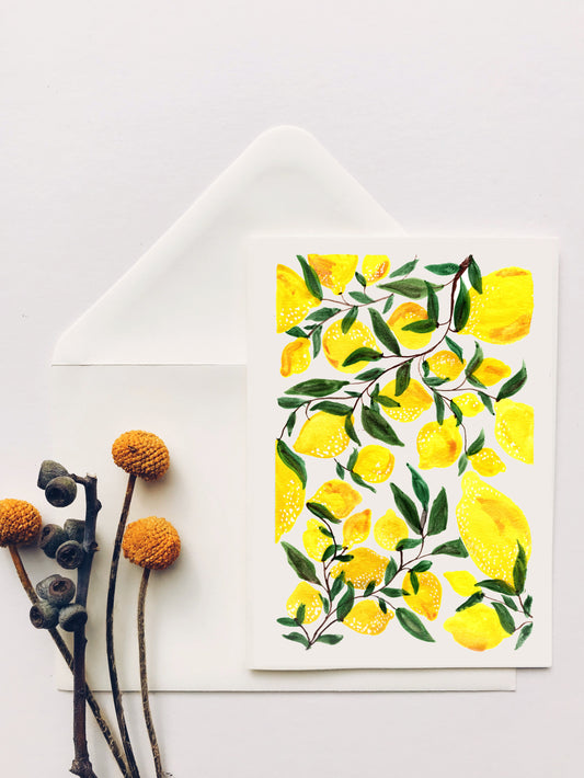 Lemon - Greetings Card