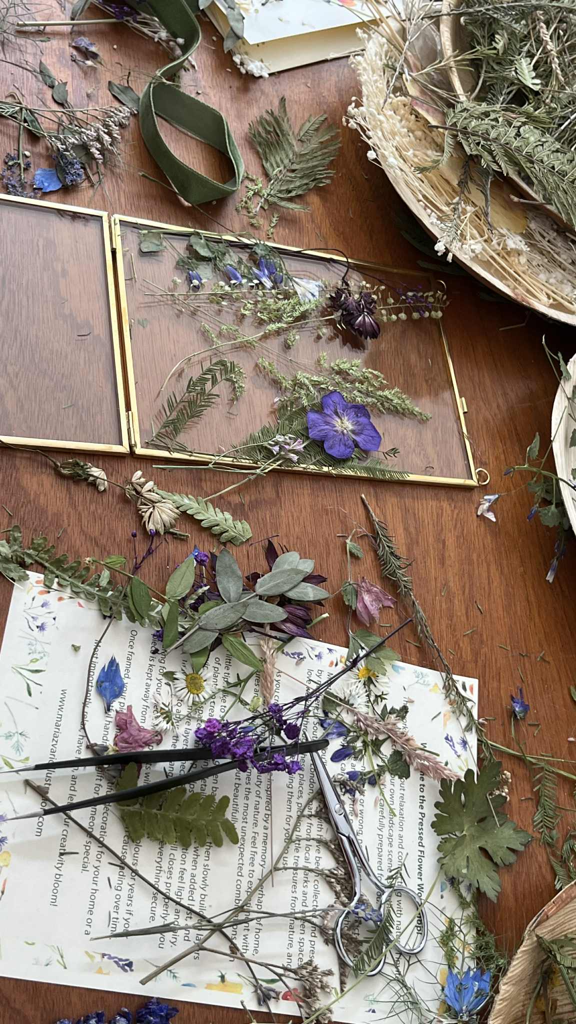 Pressed Flower Frame Workshop – Urban Makers Christmas Market (Ecology Pavilion), 30 November 2025, 11:30 AM – 1:00 PM