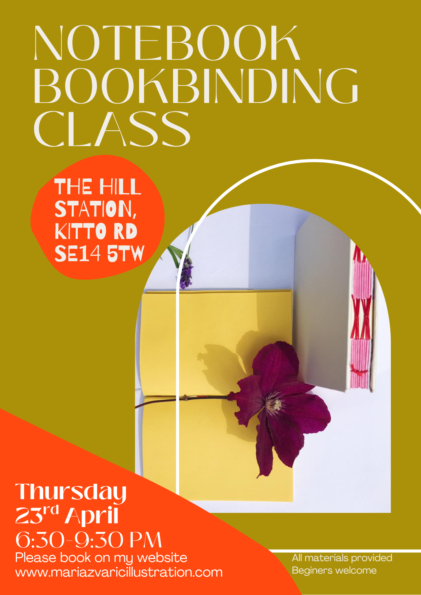 Notebook Bookbinding Class Make your own notebook in this bookbinding workshop in London!