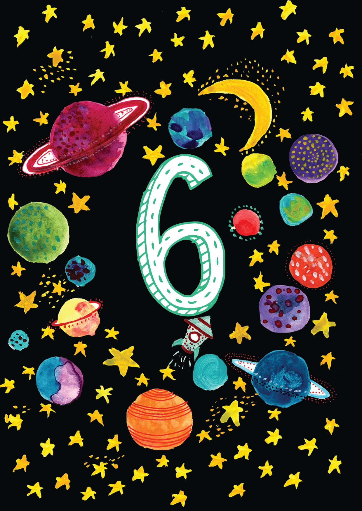 Age 6 - Greetings Card