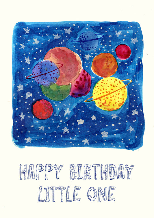 Happy Birthday Little One - Greetings Card