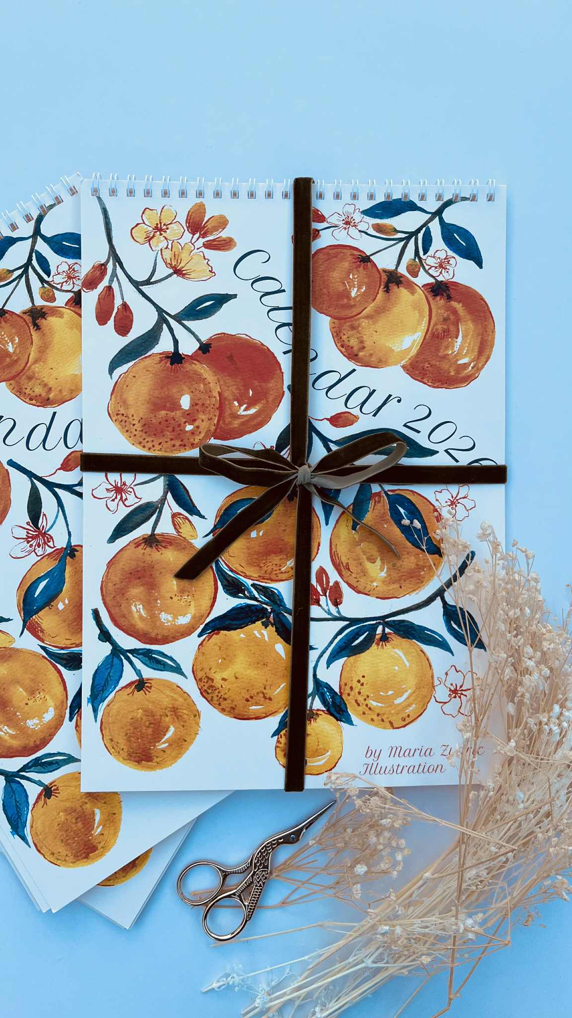 Maria Zvaric 2026 Calendar | Original Watercolours & Botanical Prints