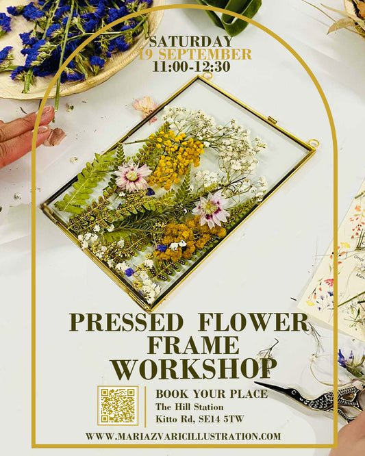 PRESSED FLOWER FRAME WORKSHOP